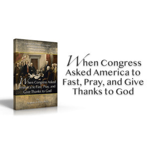 When Congress Asked America to Fast, Pray, and Give Thanks