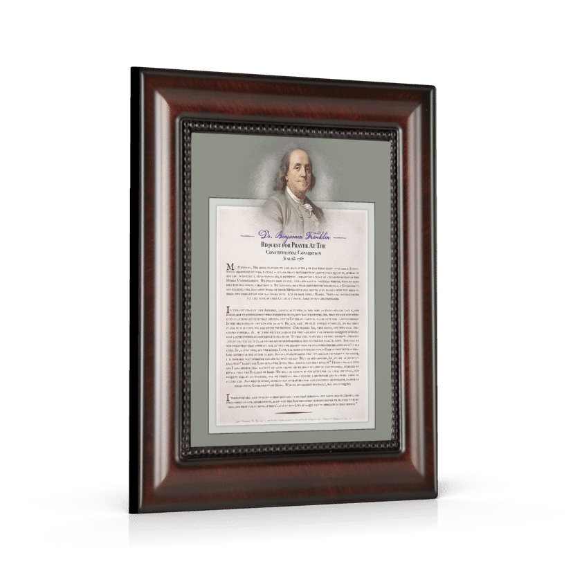 Benjamin Franklin's Request for Prayer/chrisheritfel-20