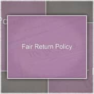 Fair Return Policy