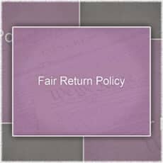 Fair Return Policy