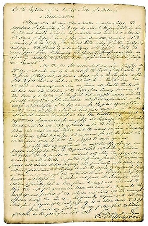 George Washington's Original Thanksgiving Proclamation