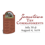 Hallmark: Jamestown Ten Commandments