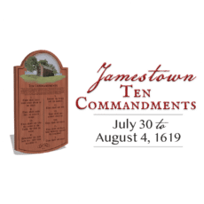 Hallmark: Jamestown Ten Commandments