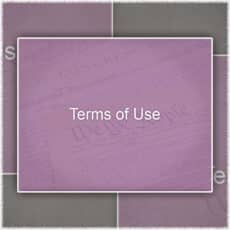 Terms and Conditions of Use